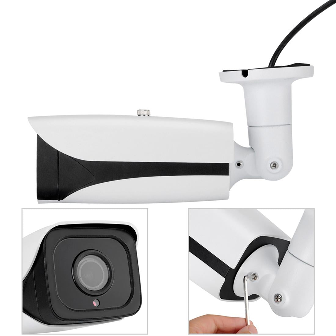 5Mp Ip Camera With Auto Focus And 4X Zoom - White-1915196627900043267