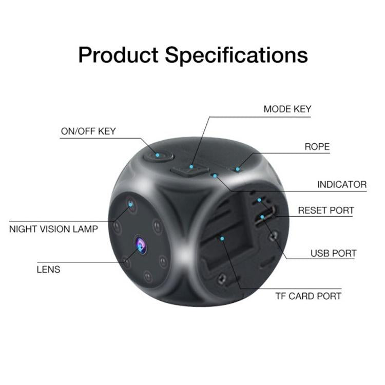 Wireless Hd Camera With Night Vision & Motion Detection - Ideal For Sports & Home Use-1915196992070488070