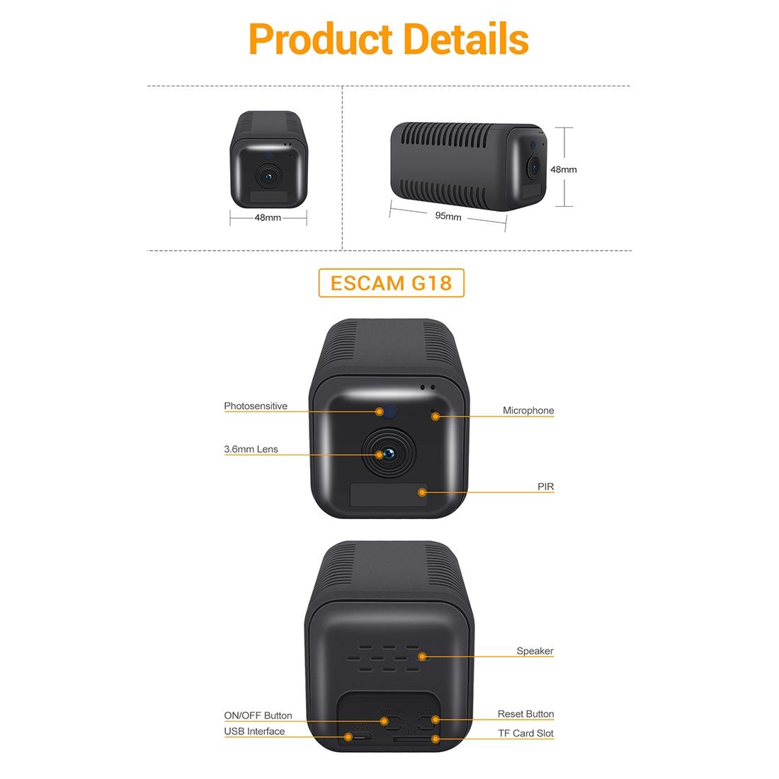 1080P Full Hd Wifi Camera With Night Vision And Two-Way Audio-1915196509641641989