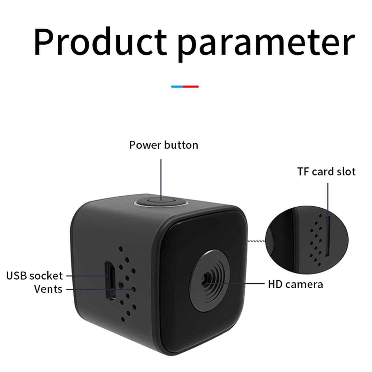 Waterproof Mini Smart Camera With Night Vision - 1080P-1915197766653579270