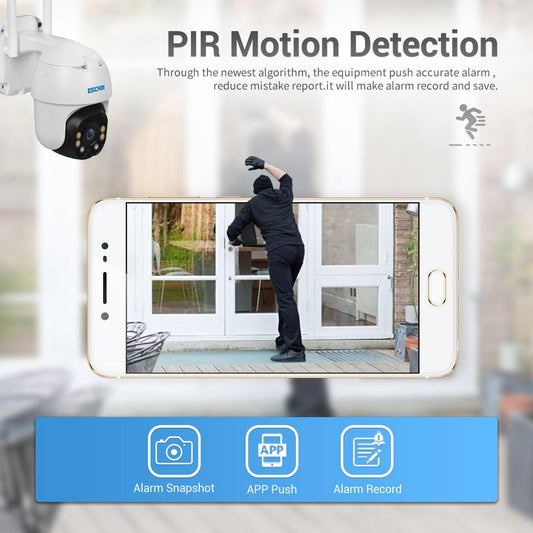 Waterproof Wifi Solar Camera With Night Vision & Motion Detection & Two-Way Audio & Ptz Control-1915197408518737922