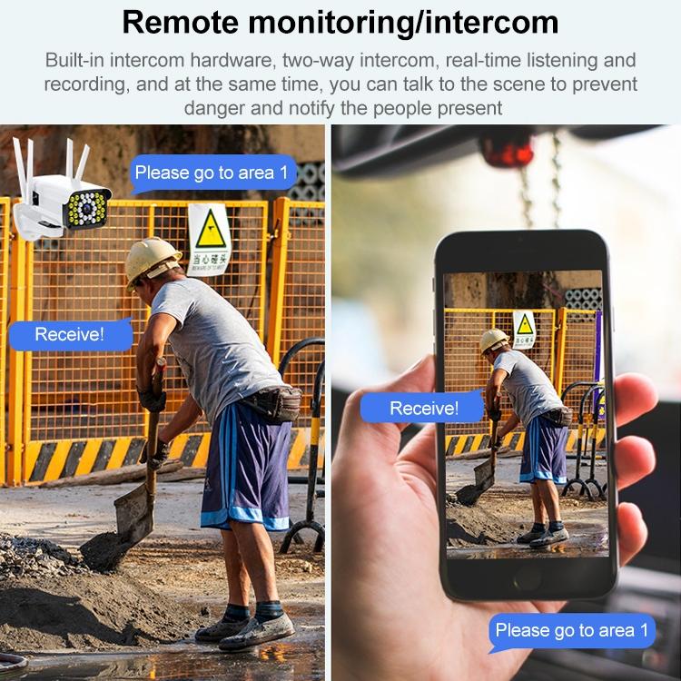 Hd Outdoor Surveillance Camera With Voice Intercom Night Vision Human Detection And Tf Card Slot-1915196616671891459