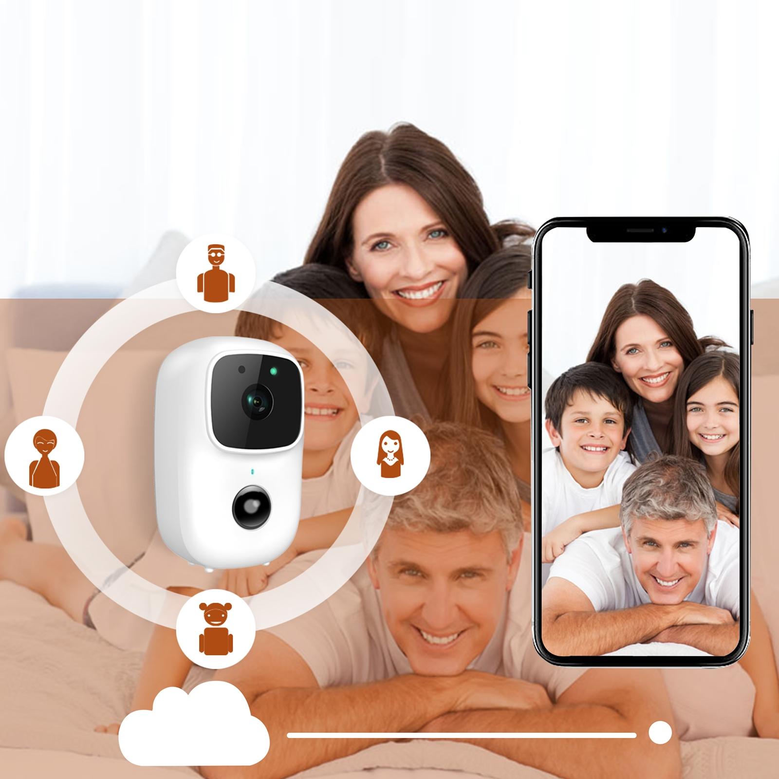 Low-Power Battery Surveillance Camera With Two-Way Intercom And Pir Motion Detection-1915197658088214534