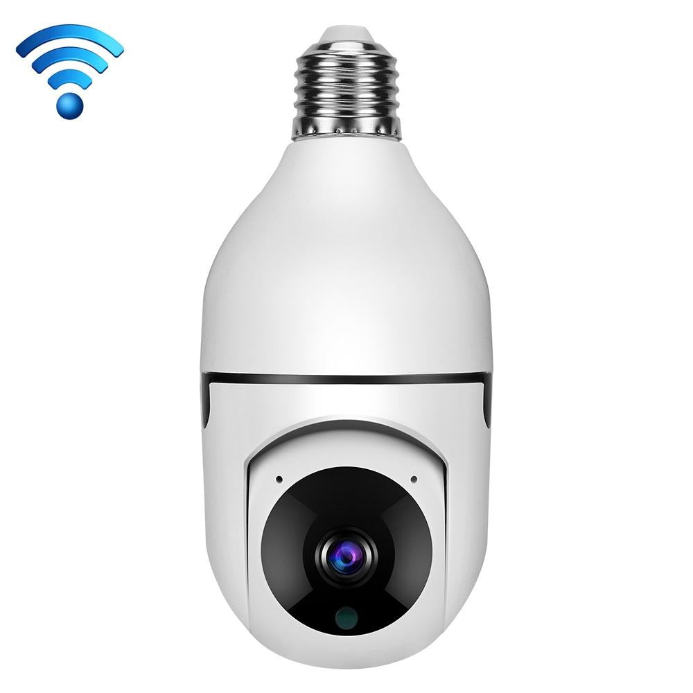 Smart Dual-Band Wifi Outdoor Light Bulb Camera - 1080P Hd 2.0Mp Infrared Night Vision Two-Way Audio Motion Detection Tf Card Support-1915197285042622465