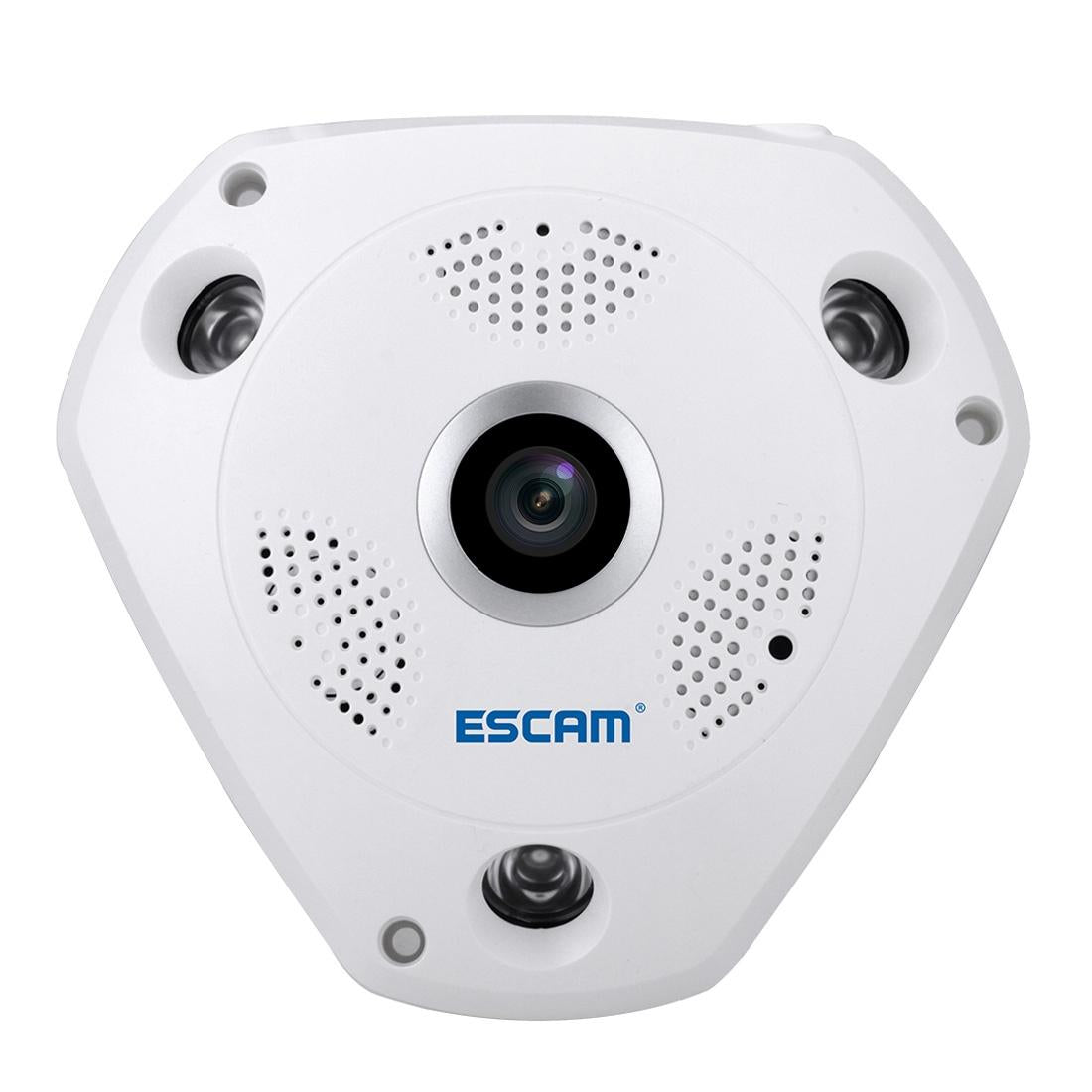 360 Degree Fisheye Lens Wifi Ip Camera With Motion Detection & Night Vision - Shark 960P-1915197205610893314
