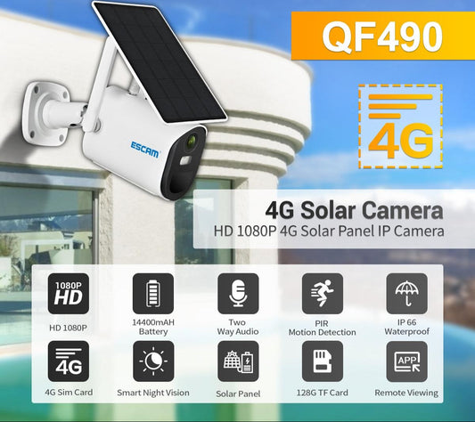 Solar Panel 4G Hd 1080P Ip Camera-1915197072680816642