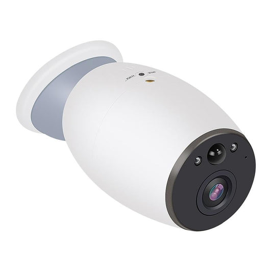 Wireless Smart Camera With Night Vision And Two-Way Audio - Magnet Mount - White-1915196628961202177