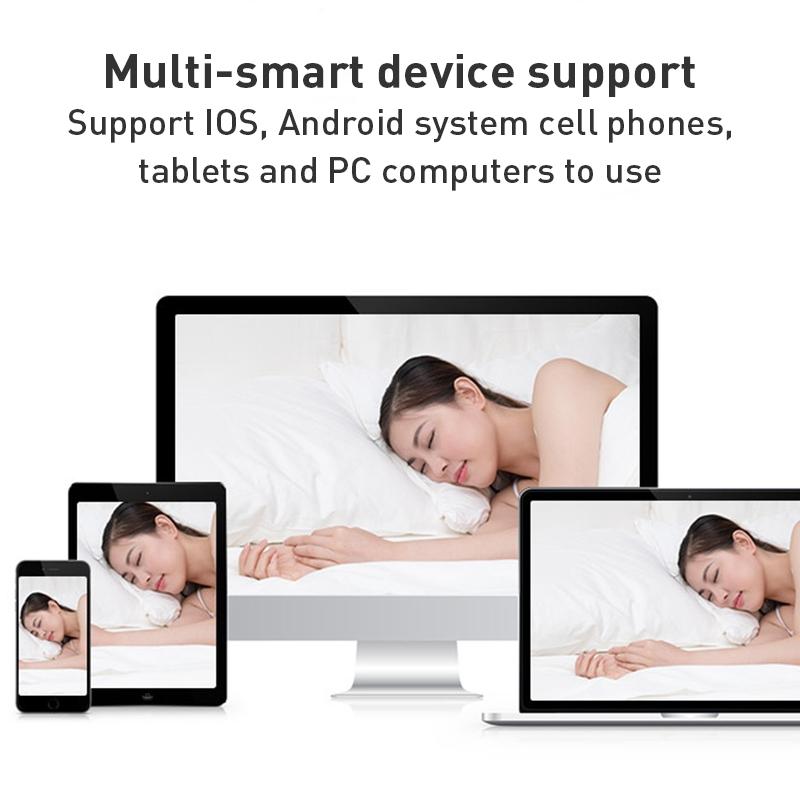Smart Wifi Camera With Night Vision And Two-Way Audio - Black-1915196759475359752