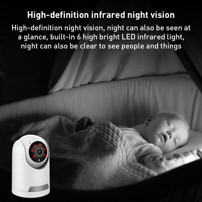 Smart Wifi Pan-Tilt Camera With 1080P Resolution Tf Card Support Two-Way Audio Motion Detection And Night Vision-1915196618689351683