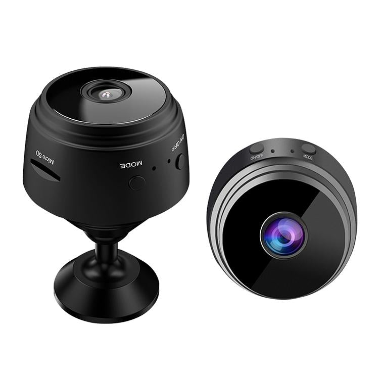 Wireless Network Camera With Wide-Angle Recording - 1080P Black-1915196485071409153