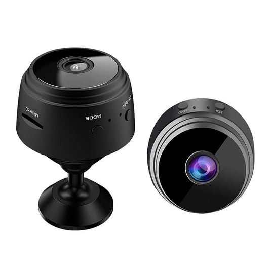 Wireless Network Camera With Wide-Angle Recording - 1080P Black-1915196485071409153