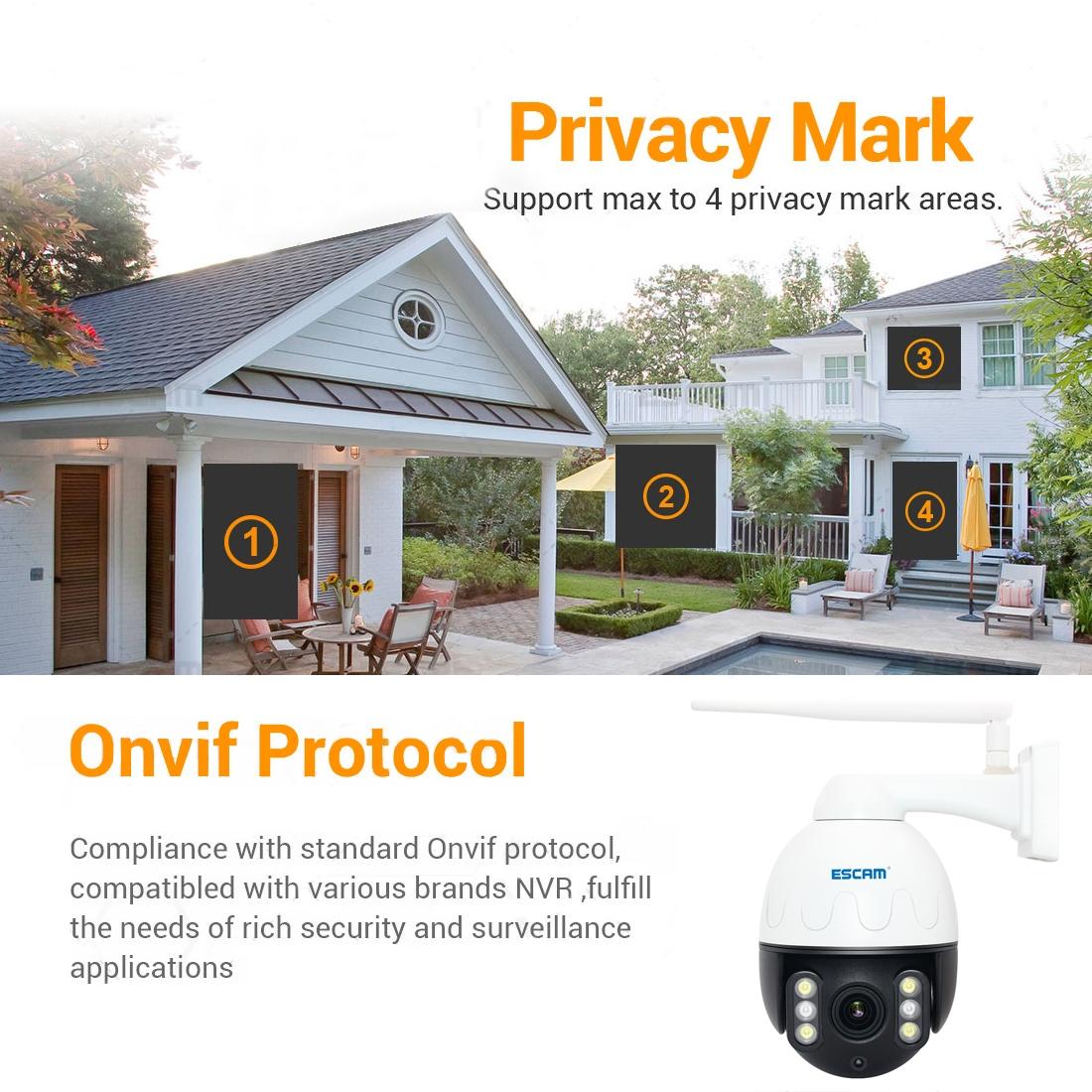 5Mp Wifi Waterproof Ip Camera With Pan / Tilt / 4X Zoom Two-Way Talk & Night Vision-1915196642663993347