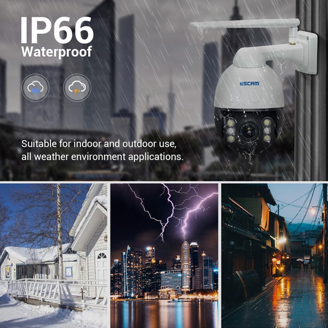 5Mp Wifi Waterproof Ip Camera With Pan / Tilt / 4X Zoom Two-Way Talk & Night Vision-1915196642663993349