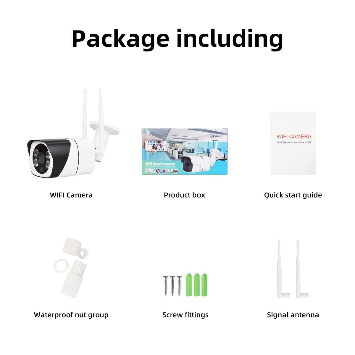 Wireless Ip Camera With 1080P Hd Motion Detection Night Vision And Tf Card Support-1915196612708274178