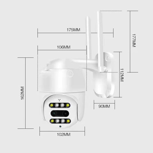 1080P Wireless Ip Camera With Motion Detection & Night Vision - Tf Card Support-1915196613043818497