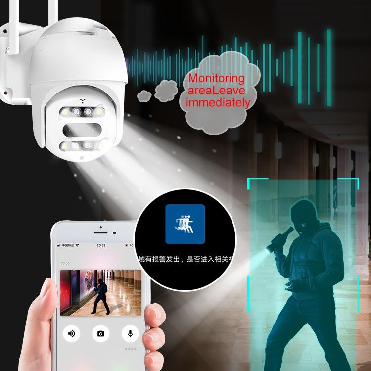 1080P Wireless Ip Camera With Motion Detection & Night Vision - Tf Card Support-1915196613043818505