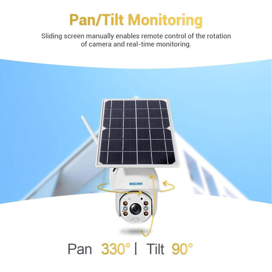 Waterproof Solar Wifi Camera With Night Vision And Two-Way Audio-1915196625194717186