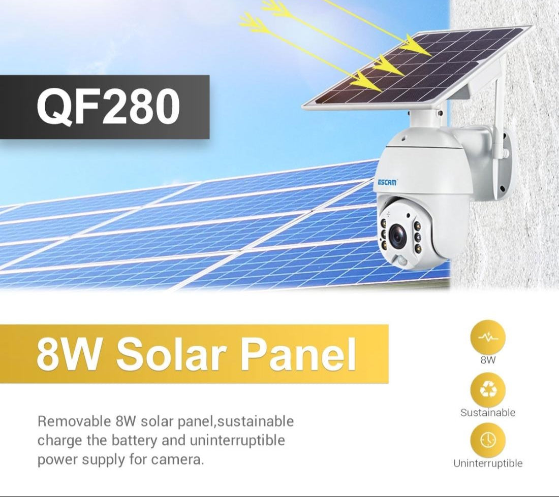 Waterproof Solar Wifi Camera With Night Vision And Two-Way Audio-1915196625194717187