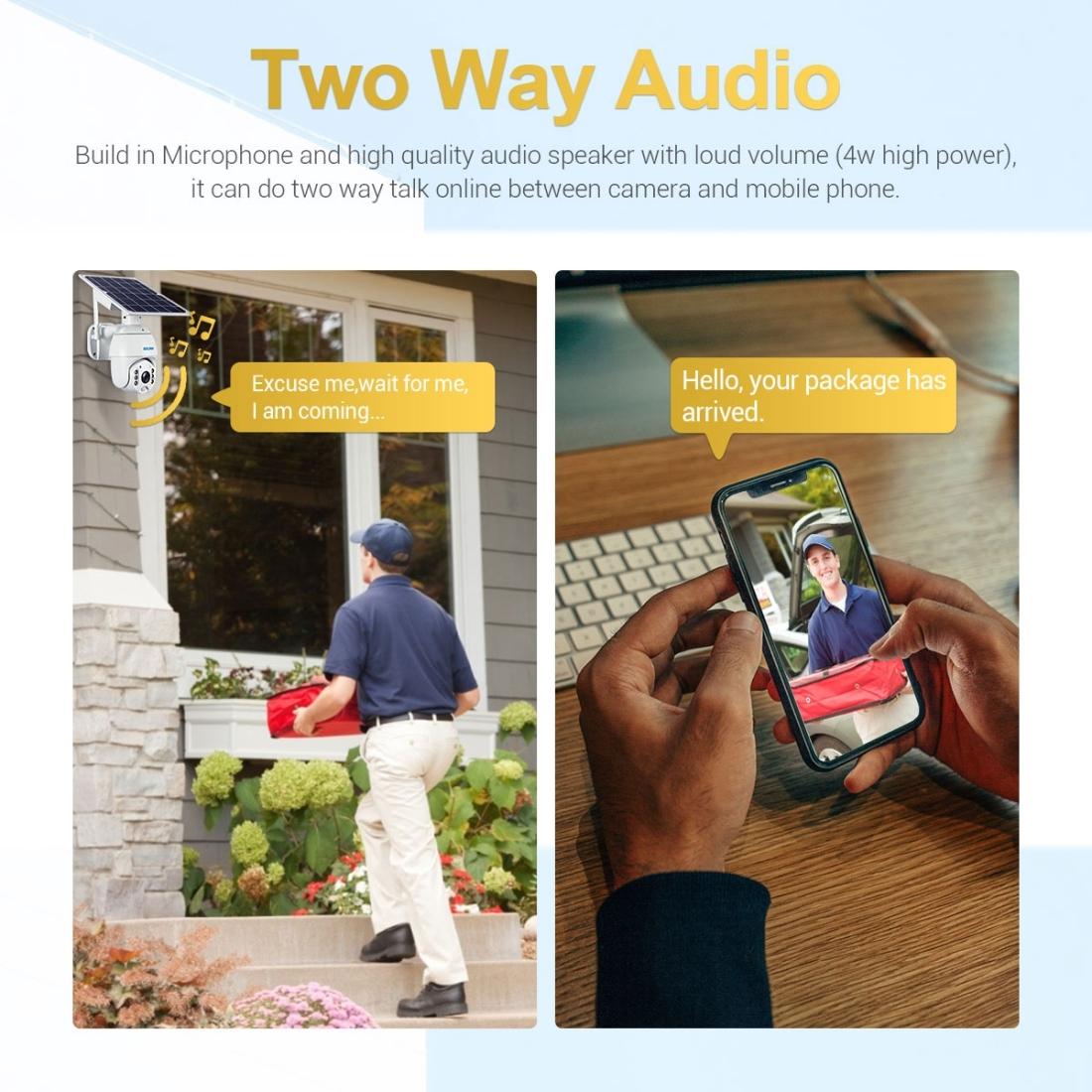 Waterproof Solar Wifi Camera With Night Vision And Two-Way Audio-1915196625194717190