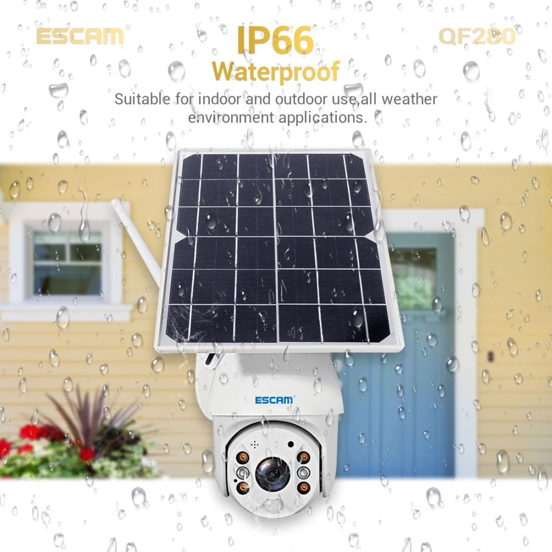 Waterproof Solar Wifi Camera With Night Vision And Two-Way Audio-1915196625194717191