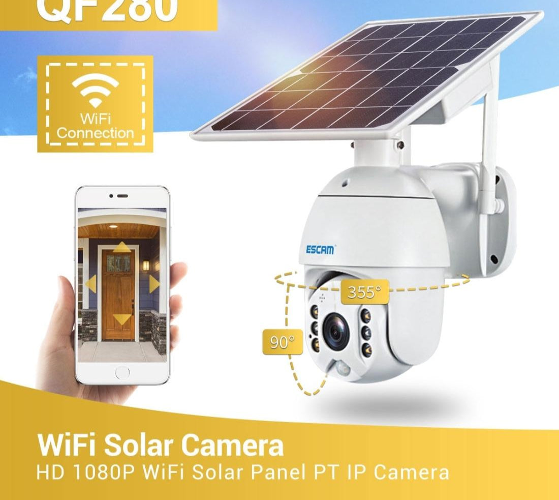 Waterproof Solar Wifi Camera With Night Vision And Two-Way Audio-1915196625194717192