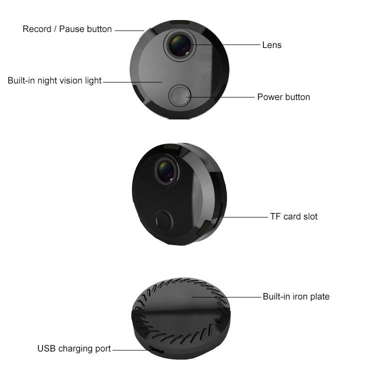 Mini Wifi Camera With 1080P Hd Night Vision & Remote Control-1915196619452715013