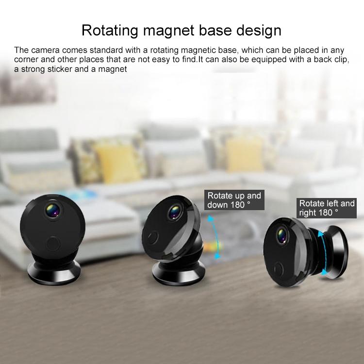 Mini Wifi Camera With 1080P Hd Night Vision & Remote Control-1915196619452715017