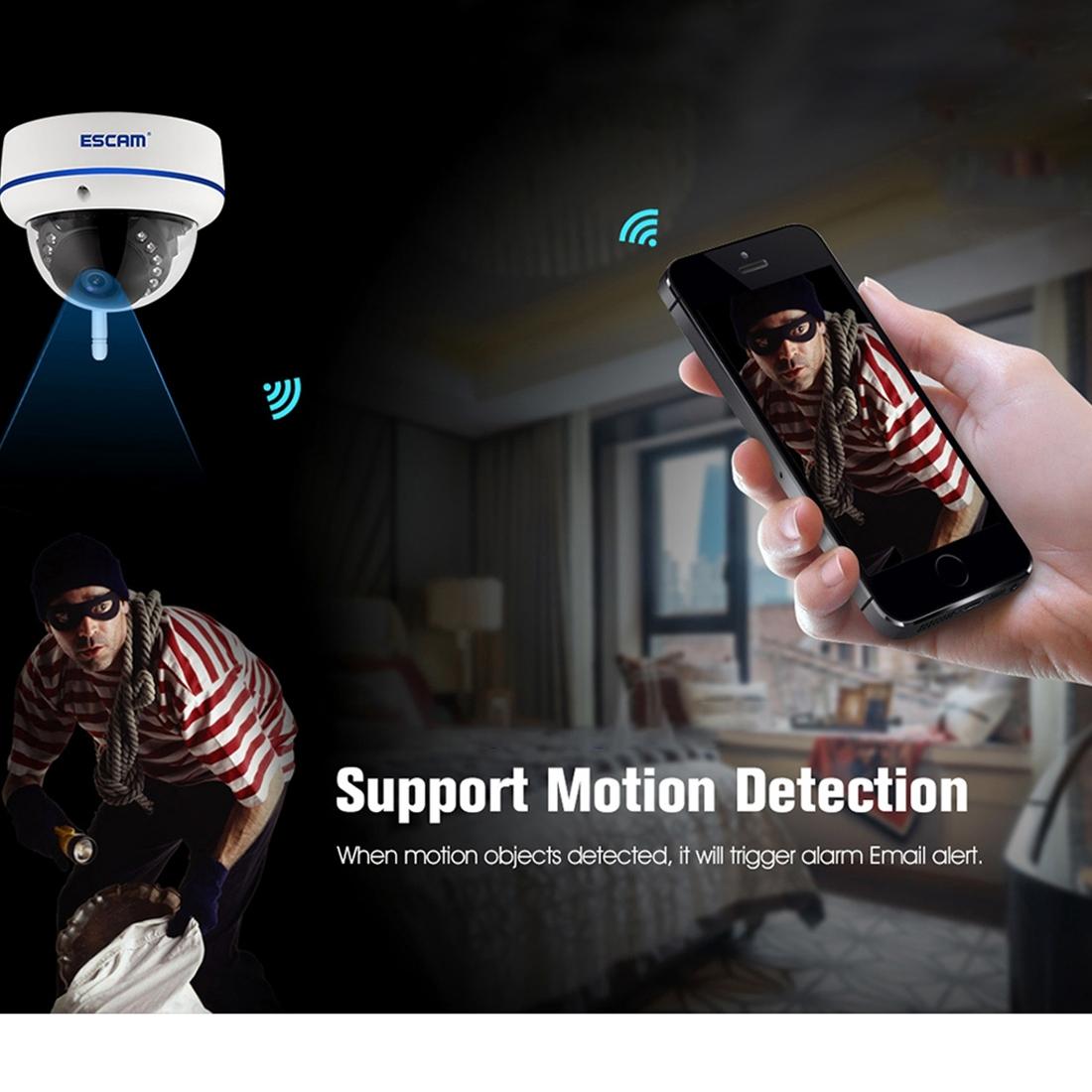 Waterproof Wifi Security Camera With Motion Detection And Night Vision - 1080P Hd P2P Private Cloud Ip66 10M Ir Distance-1915196614641848322