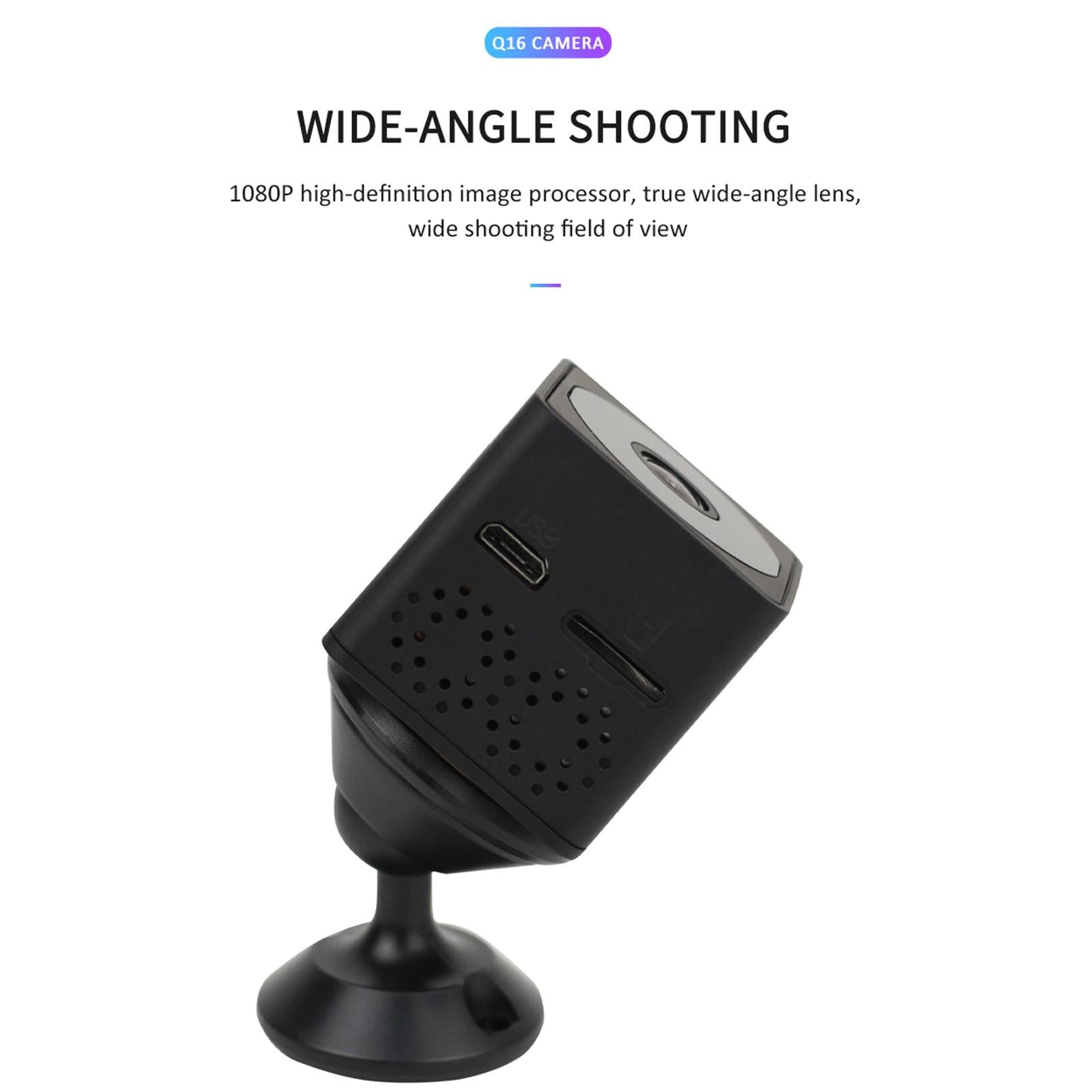 Mini Wifi Action Camera With Night Vision And Motion Detection - Black-1915196749203509255
