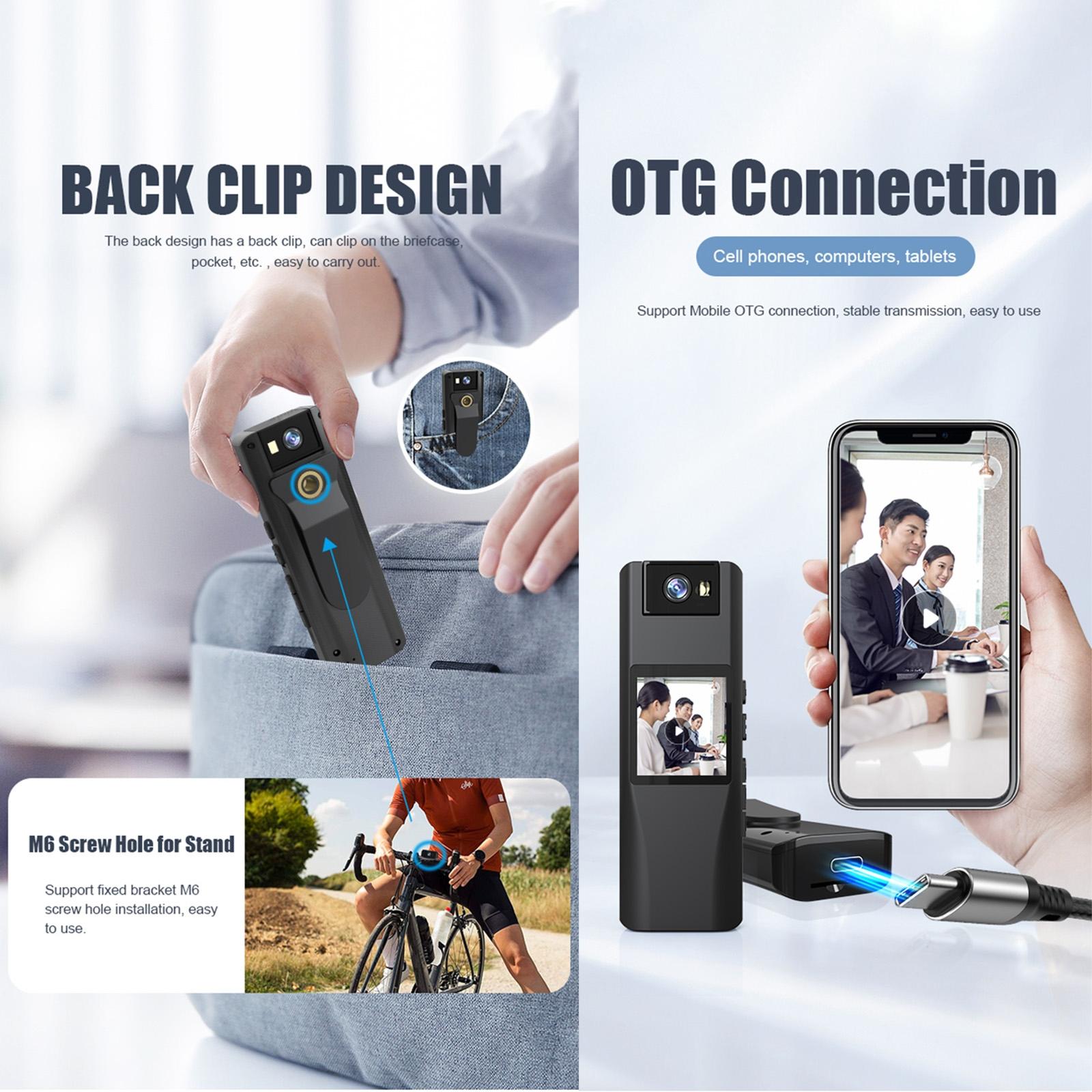 720P Wifi Conference Camera With 180 Degree Rotation - Black-1915196721076506629