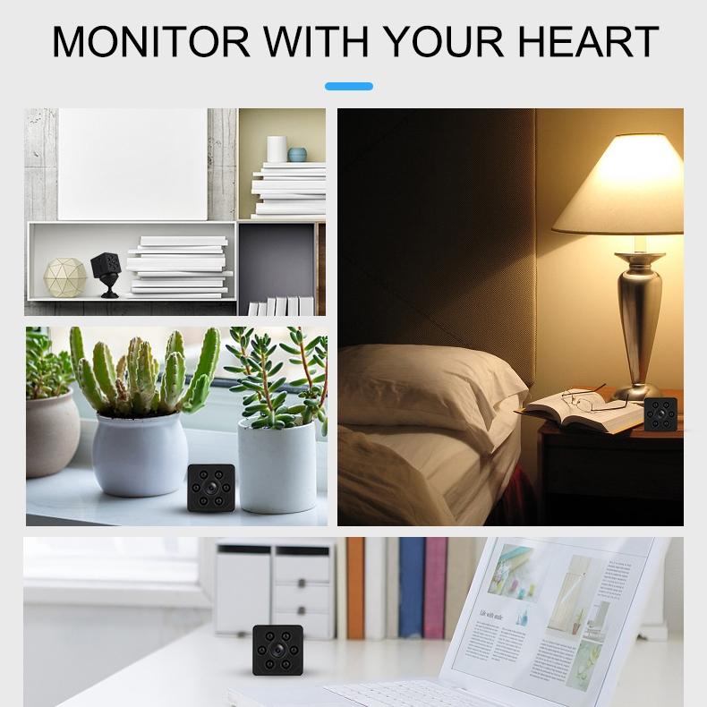 Smart Home Wifi Camera With 1080P Hd Motion Detection Night Vision & Tf Card Support-1915197086526214151