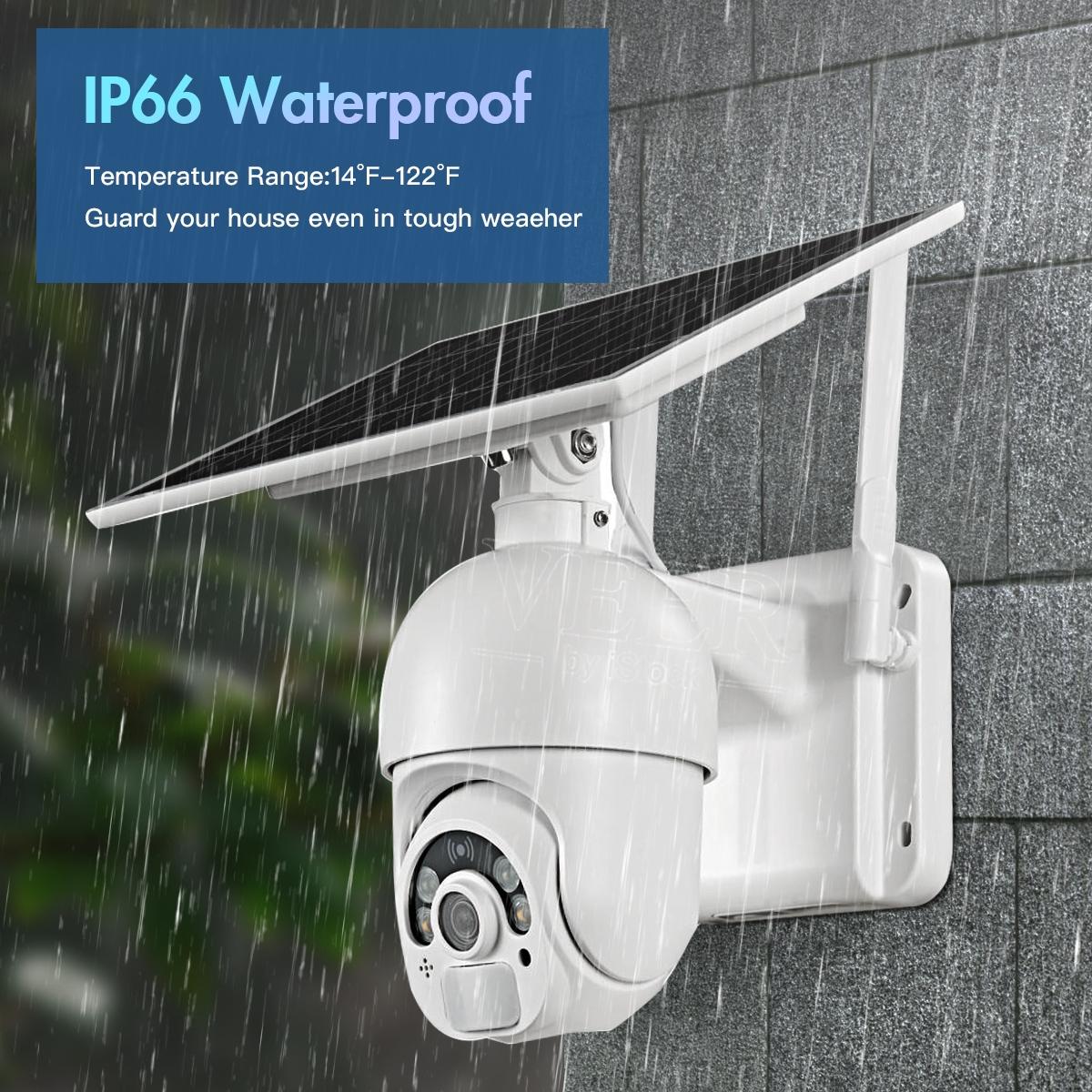 Solar-Powered Wifi Camera With 1080P Hd Pir Alarm Night Vision And Two-Way Audio-1915198020216033288