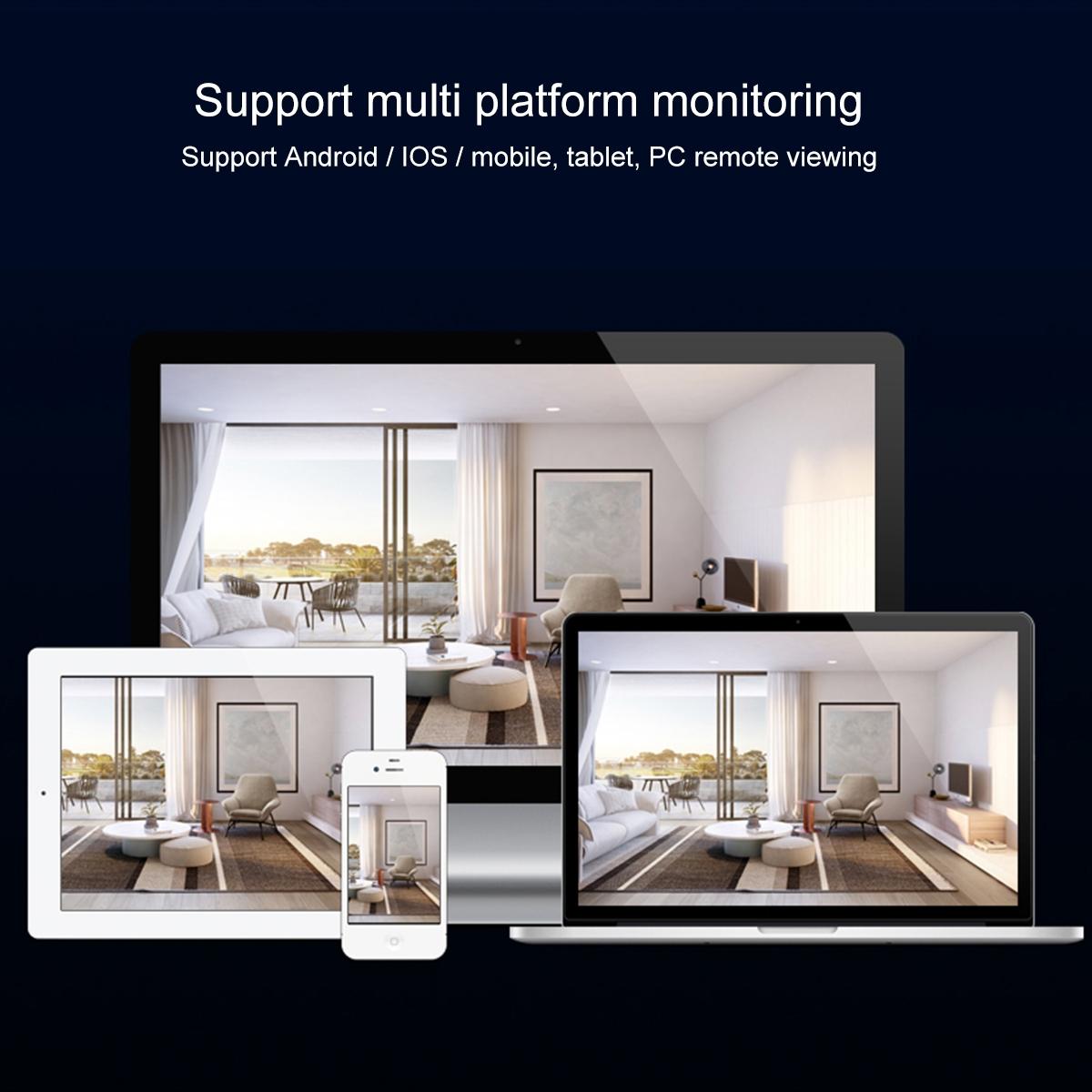 Full Hd Solar Wifi Camera With Pir Alarm & Night Vision - 2-Way Audio Tf Card Slot Battery Not Included-1915197885264302087