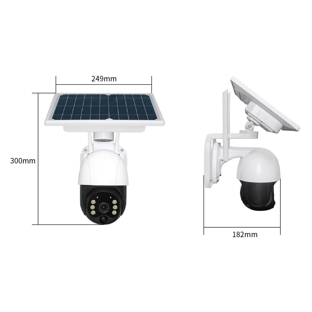 Full Hd Solar Wifi Camera With Pir Alarm And Night Vision-1915197721346707459