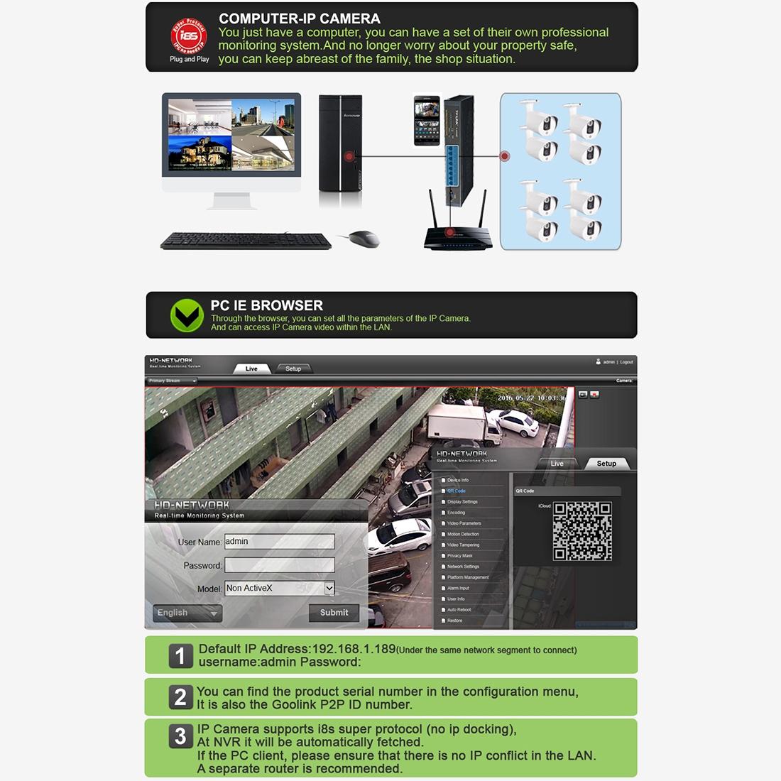 1080P Ip Camera With Poe Power And Night Vision-1915196635076497414