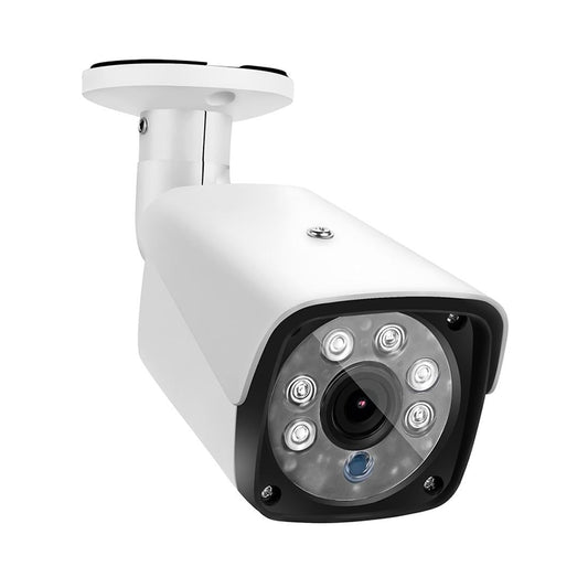 1500Tvl Cctv Dvr Surveillance System With 6 Led Array Bullet Camera - 3.6Mm Lens Ip66 Weatherproof Night Vision Support - White-1915196637450473473