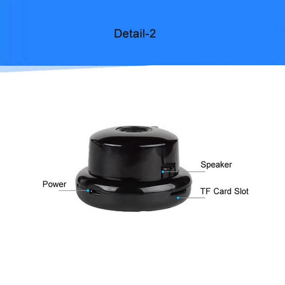 Mini Hd Wifi Ip Camera With Infrared Leds - Motion Detection Night Vision Tf Card - 64Gb Max-1915198409279672328