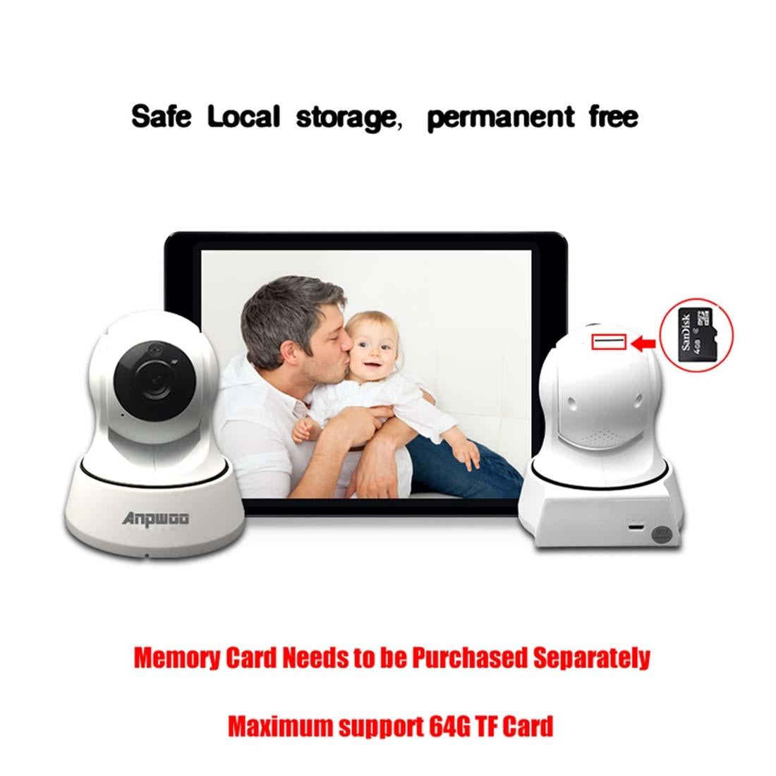 720P Hd Wifi Ip Camera With Infrared Night Vision & Motion Detection - Tf Card Support 64Gb Max-1915197877869744135