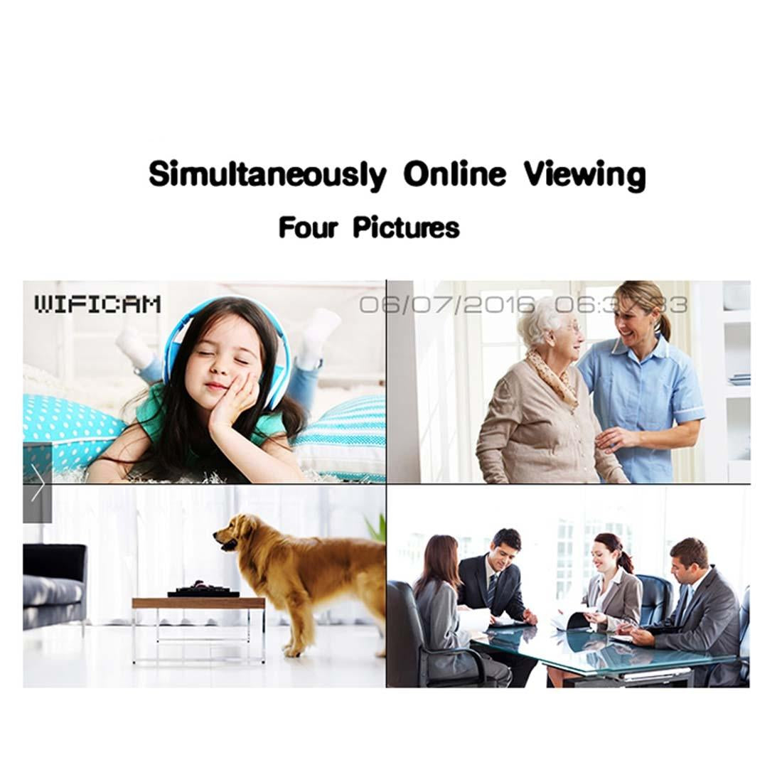 720P Hd Wifi Ip Camera With Infrared Night Vision & Motion Detection - Tf Card Support 64Gb Max-1915197877869744136