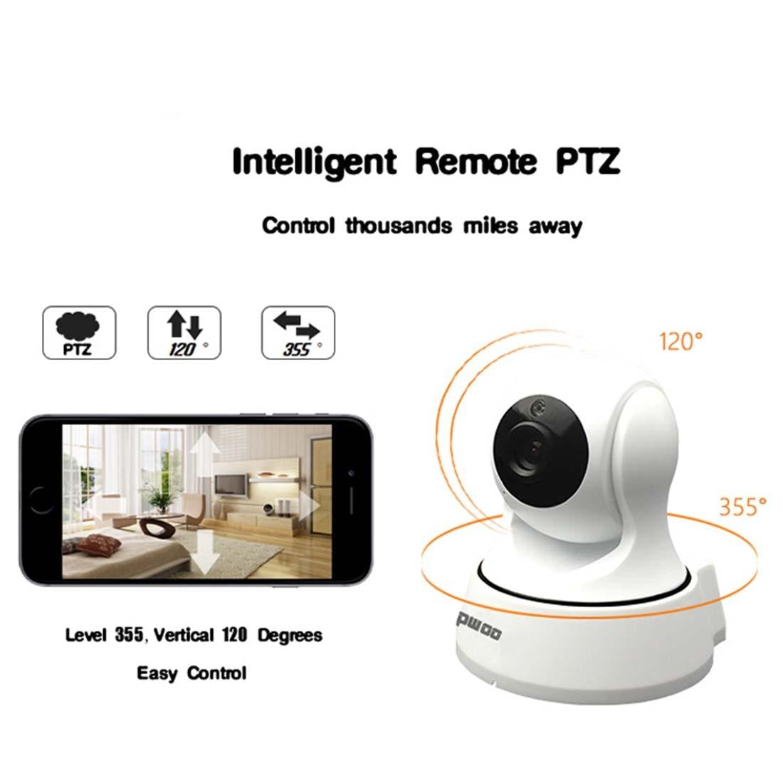 720P Hd Wifi Ip Camera With Infrared Night Vision & Motion Detection - Tf Card Support 64Gb Max-1915197877869744134