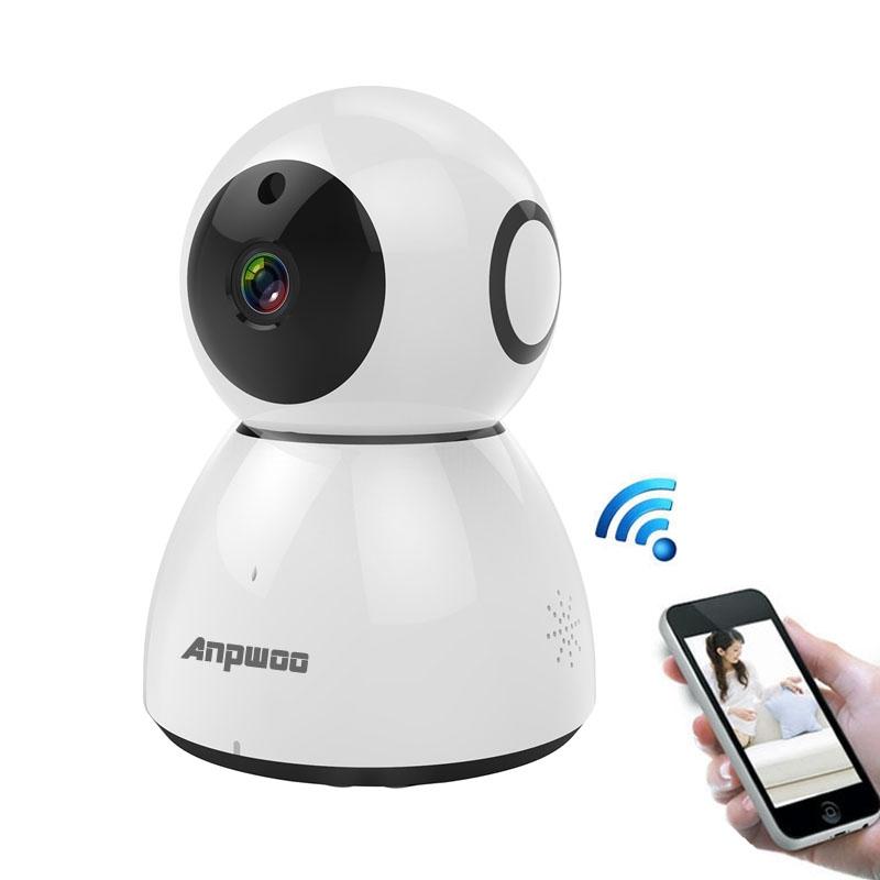 Wireless Hd Ip Camera With Motion Detection & Night Vision - 64Gb Tf Card Support White-1915196636322205697