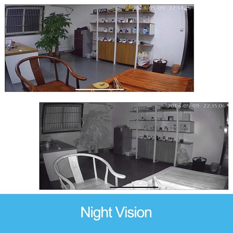 Wireless Ip Camera With Motion Detection & Night Vision - 720P Hd 32Gb Sd Card White-1915196619758899207