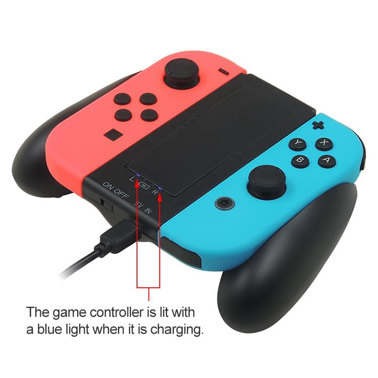 Joy Con Controller Grip With Charger - Compact And Convenient-1915197291367632901