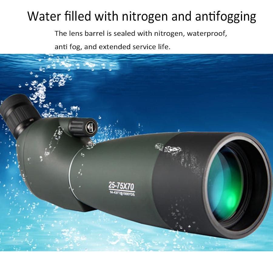 High Definition 25-75X70 Zoom Monocular Telescope For Outdoor Use-1915197509102342149