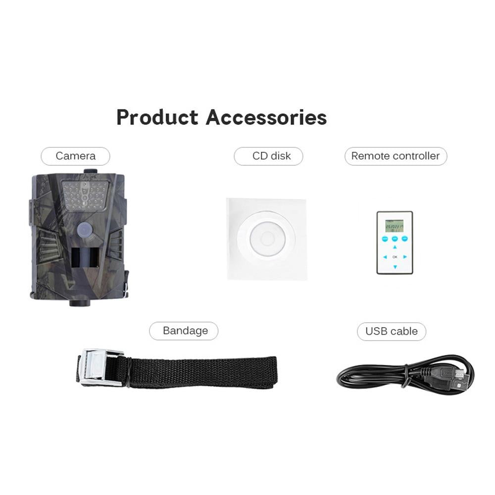 Waterproof Night Vision Hunting Trail Camera With Wide Angle And Pir Sensor-1915197579738615813