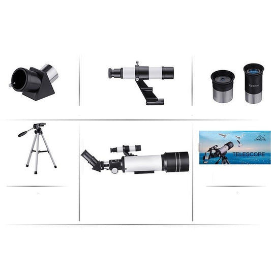 High Definition High Times Astronomical Telescope With Tripod - Blue 16X / 66X70-1915196567132966914