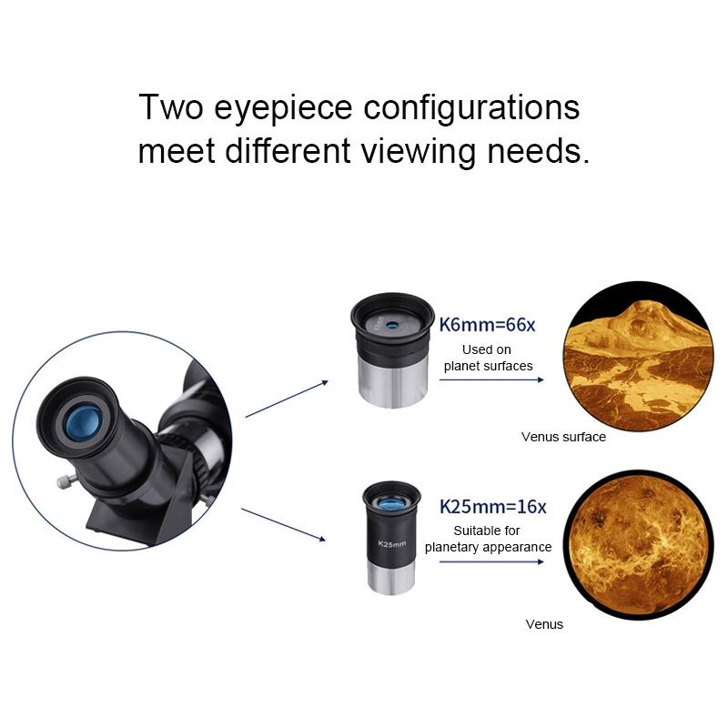 High Definition High Times Astronomical Telescope With Tripod - 16X / 66X70-1915197940213878788