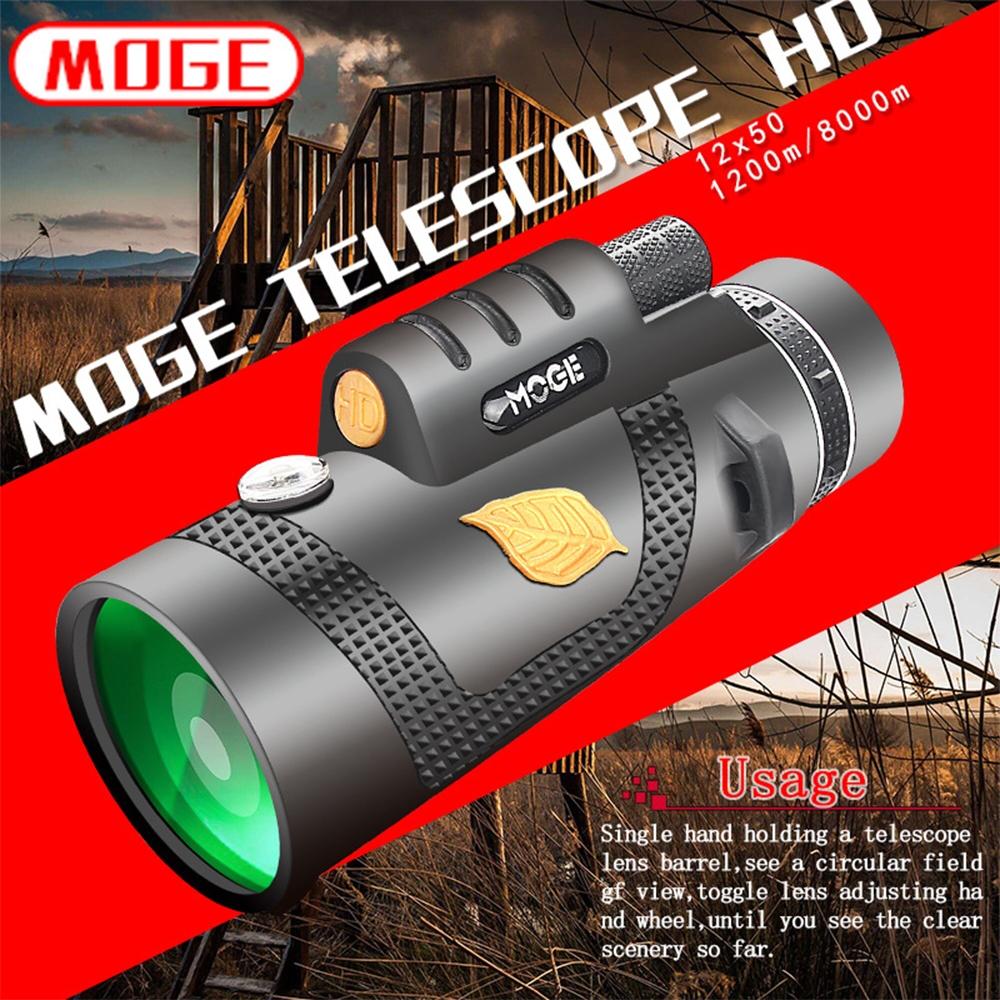 Professional Hd Monocular Night Vision Telescope - 12X50-1915198081247350788