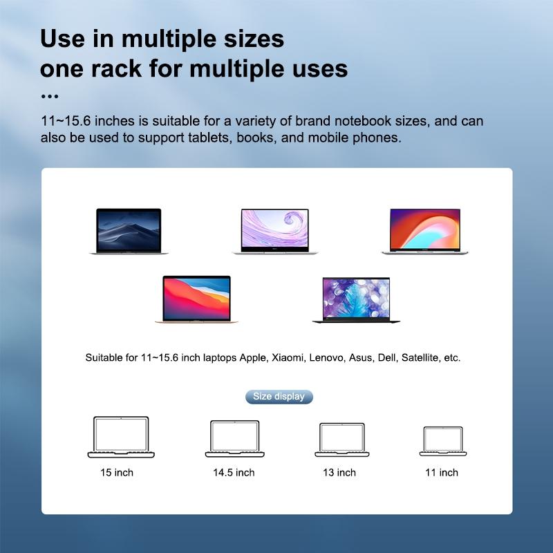 Adjustable Folding Laptop Stand - Aluminum Alloy-1915197280143675398