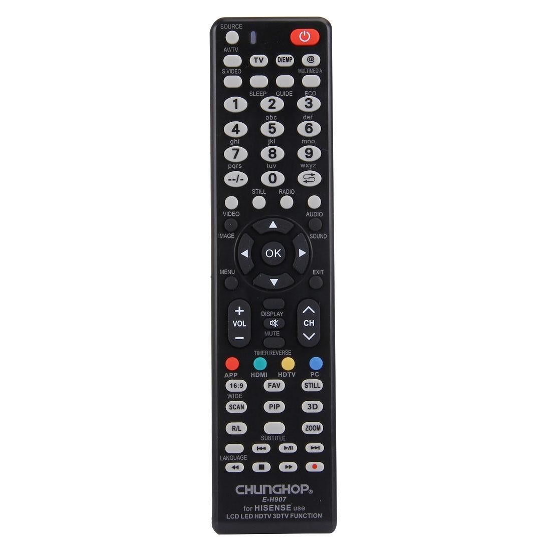 Universal Remote For Hisense Led / Lcd / 3Dtv-1915197260677910537